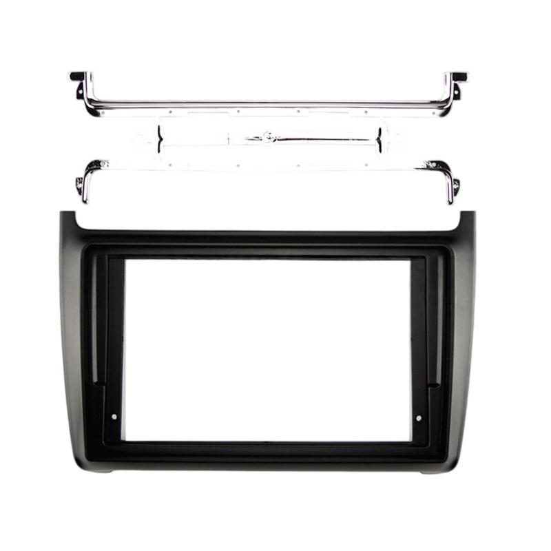 Car Radio Panel Radio Fascia Frame For POLO Dashboard Mount Panel Kit Car Radio Bezel Navigation Modification Faceplate Parts