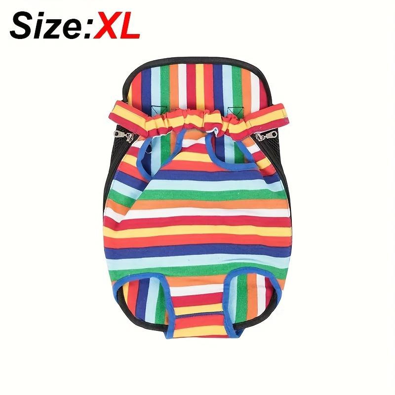 

Breathable Mesh Dog Carrier Backpack - Camo Pattern, Zip Closure, Polyester, Comfort Shoulder Strap For Small Pets Dog Backpack XL радужный