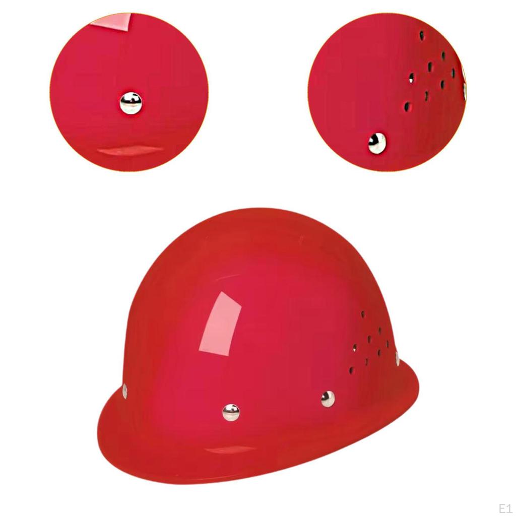 Hard Hat Construction Helmet Adjustable Non Slip Lining Labor Protection Cap for Workers