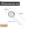 Stainless Steel Flour Sieve & Oil Drip Filter with Handle, Available in Large, Medium, Small Sizes for Baking & Powder Sieving.