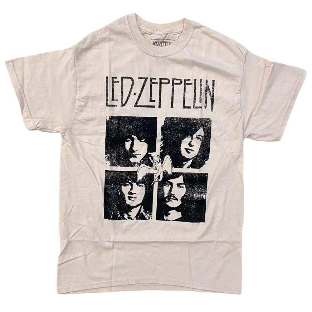Led Zeppelin Graphic summer Cotton Men's Short Sleeve unisex Oversized Selling Popular Daily Street outdoor recreation