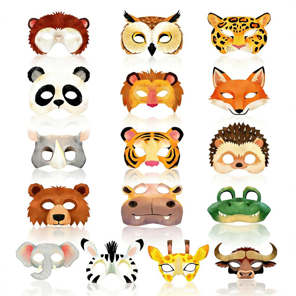 Djungeltema Djurmasker & Festdekorationer: 16 Aktiviteter för Dagis i Vildmarksparken