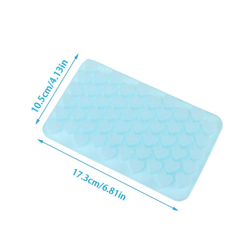 55 Small Heart Shaped Silicone Cake Mold Heart Chocolate Pastry Molds Diy Baking Decoration Kitchen Ice Cube Crystal Epoxy Mould