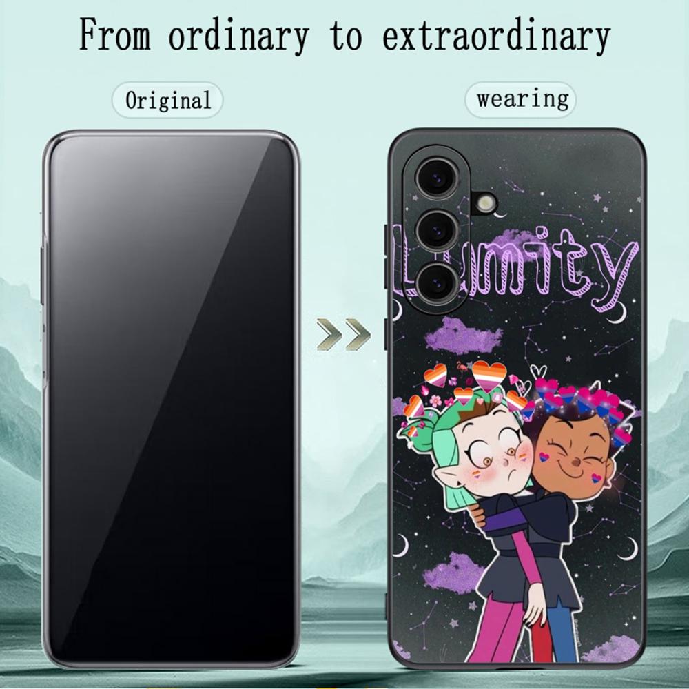 Super Hot The Owl Houses Phone Case For Samsung Galaxy S25 S24 S23 S22 S21 S20 Plus Ultra Note20 Limited Soft Black