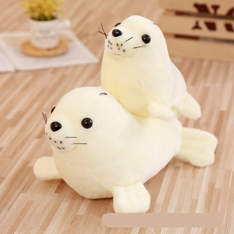 Lion White Sea Stuffed Toy Plush Animal Doll Children Sleeping Gift Partner