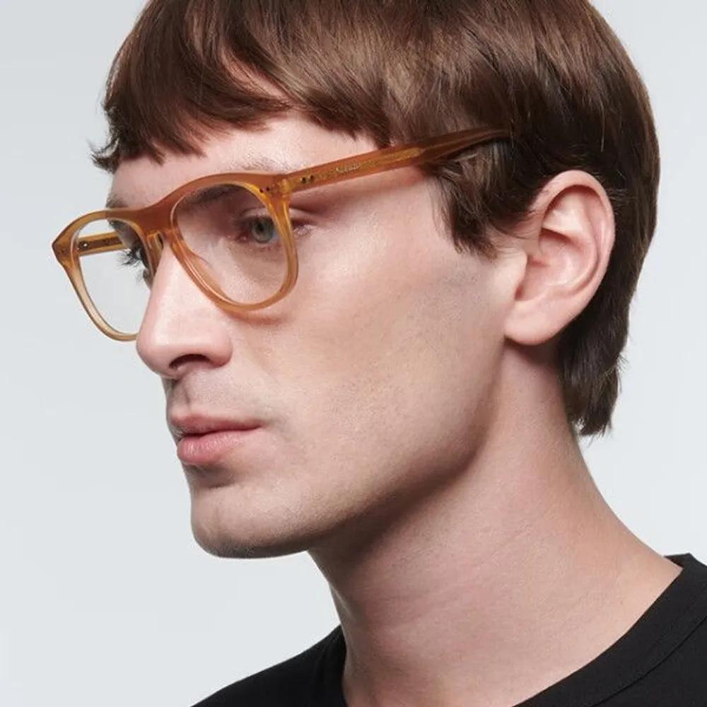 

[Celine] Eyeglass Frame CL50130I 047 Transparent Brown Oversized Square Horn-rimmed Frames