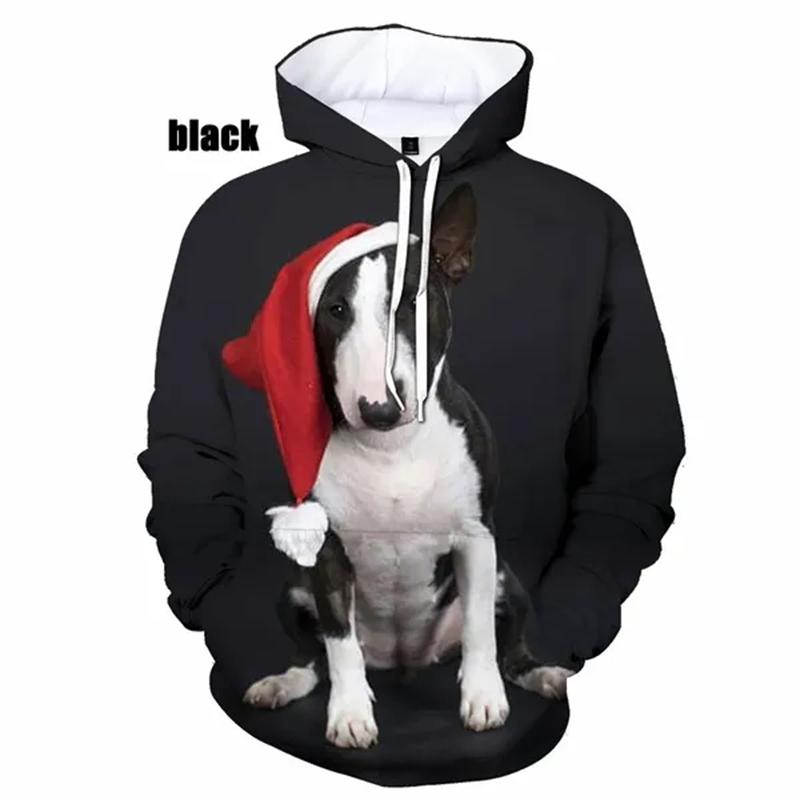 New Fashion Bull Terrier 3D Printed Men And Women Hoodies Clothing Casual Dog Bull Terrier Long Sleeve Streetwear Tops Hooded