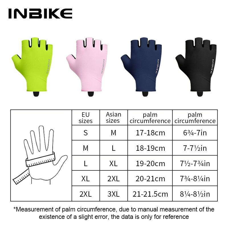 INBIKE Neue Herren Sommer Fahrradhandschuhe Halbfinger MTB Handschuhe Mountainbike Atmungsaktiv Fitnessstudio Sport Handschuhe Fahrradzubehör