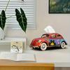 Vintage American Style Creative Industrial Transit Tissue Box,Metal Home Living Room Decorative Tissue Holder, Car Accessory Craft, Freestanding