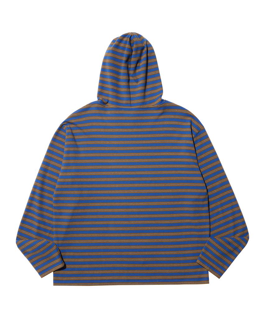 NONTYPE Multi Stripe Fleece Hoody (Blue)