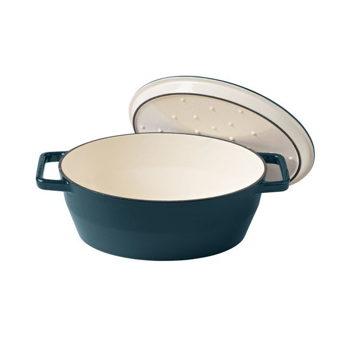 Cocotte ovale - PYREX - Slow Cook - 29 cm - Fonte - Deep Blue