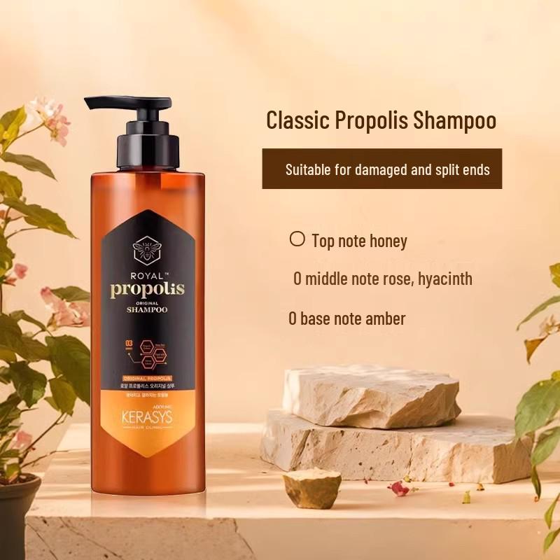 Aekyung Propolis Shampoo and Conditioner: Oil Control, Volumizing, Repair for Damaged & Frizzy Hair, Anti-Hair Loss.