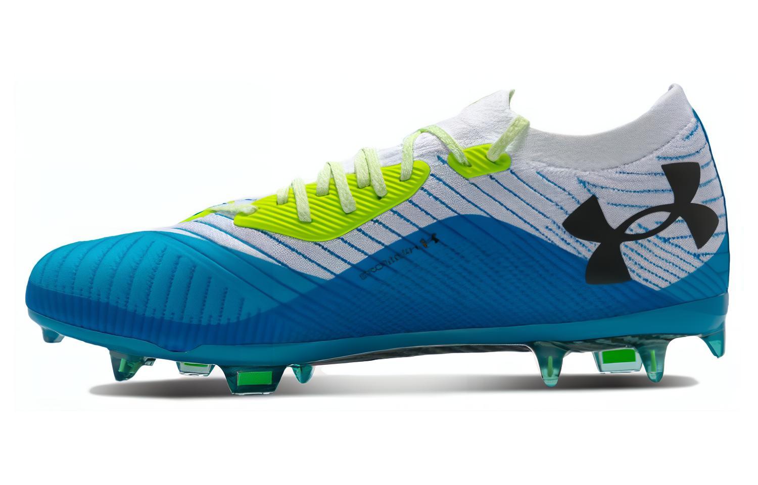 Футбольные бутсы Under Armour Ua Shadow Elite 2 Fg Синий Белый Зеленый 3027239-103 40.5