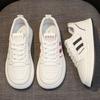 Flacher Boden Leichte Weiche Sohle Leder Kleine Weiße Schuhe Damenschuhe Frühher Herbst Neuer Student Board Schuhe Lässige Sportschuhe