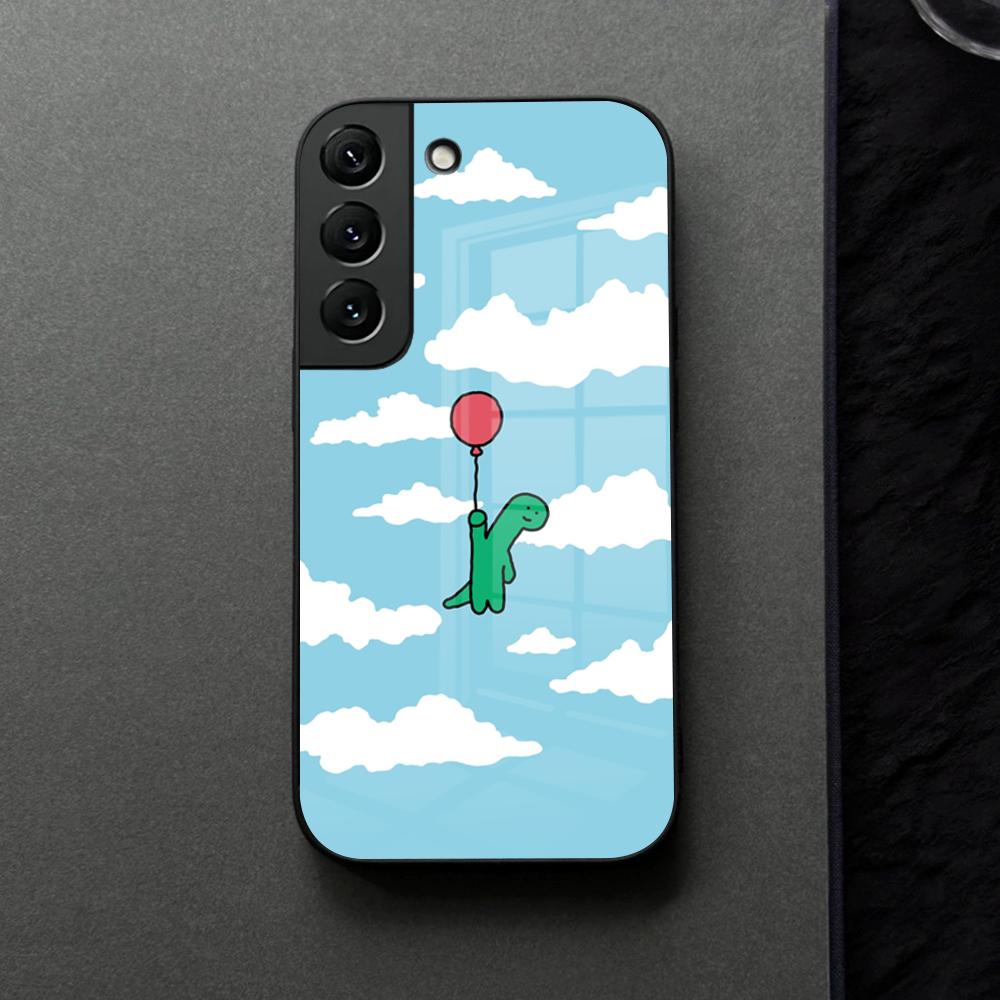 Joguman Studio Phone Case Glass For Samsung Galaxy S21 S25 S22 S20 S24 S23 Ultra Fe Plus A16 A34 A54 A24 Coque