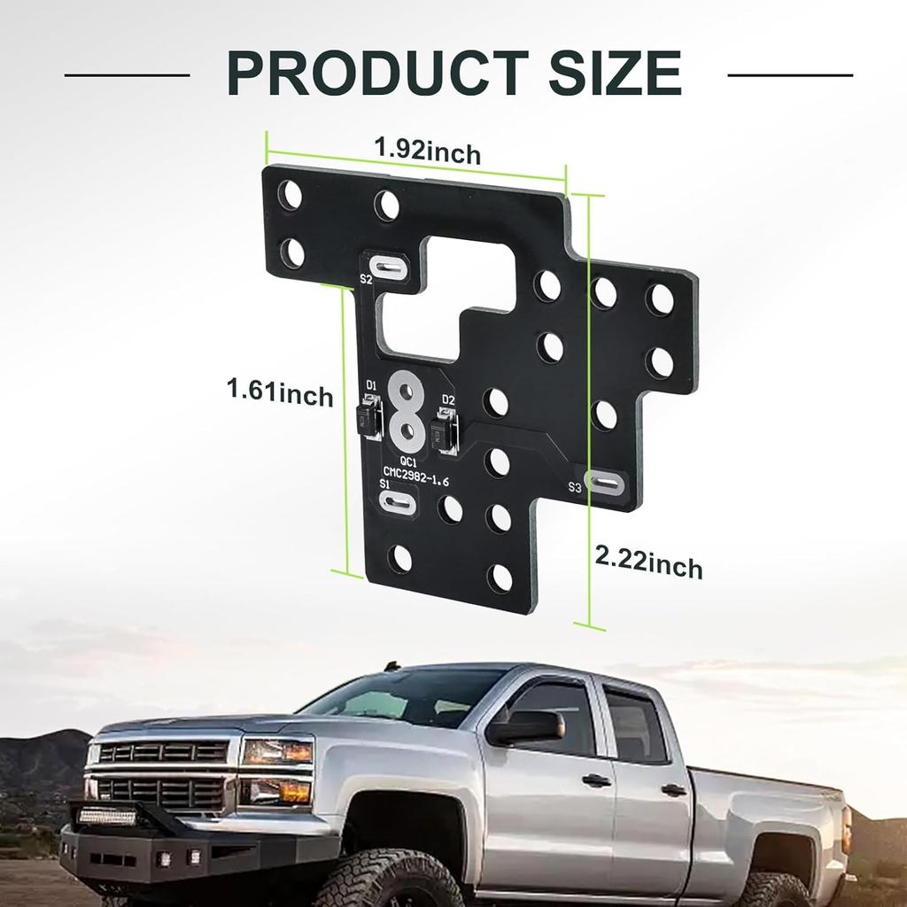 GM-ALO-37 6 High Mod Module for All GM Lights High Beams Low Beams and DRL Fog Lights Compatible with Classic Full Size 2003-2007 Chevy Silverado and