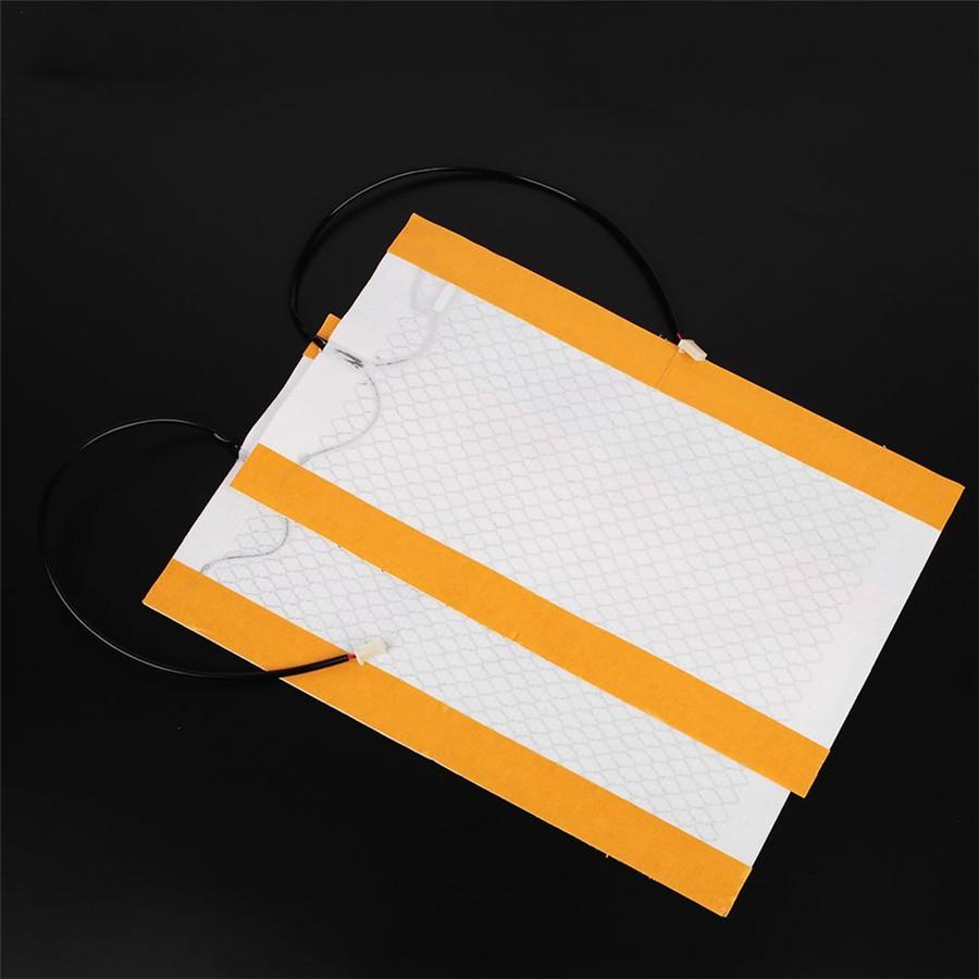 Universal 2Pcs 48×27Cm Carbon Fiber Auto Car Suv Seat Heated Heater Heating Pad 12V