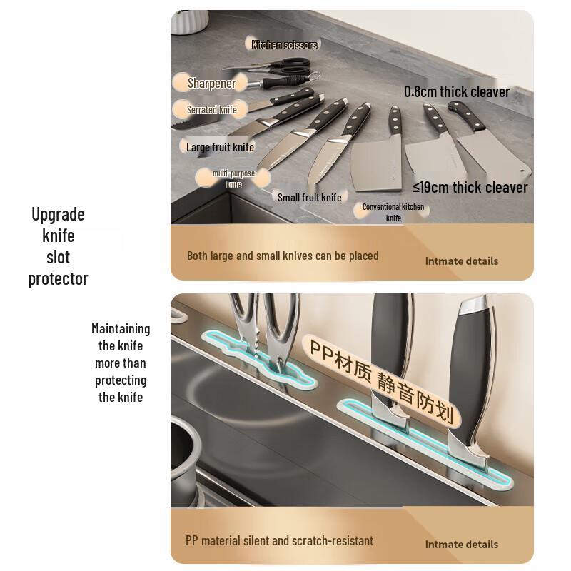 Danle Punch-Free Wall-Mounted Kitchen Organizer Rack