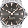 Certina Brown Dial Kinetic Series Mechanical Watch Trendy Dual Calendar Business Men's Watch Automatic Mechanical Movement C032.430.11.081.01