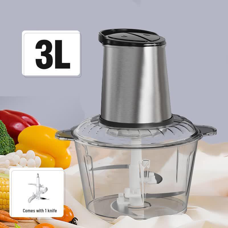 ZISIZ 3L Electric Glass Meat Grinder