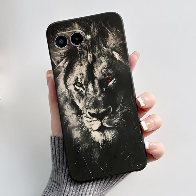 Handyhülle für TCL T-Mobile Revvl 8 T Telefon 3 Hülle Luxus Niedlicher Liebeshase Lustig Schwarzes TPU Weiches Silikon Schutz-Rückseite