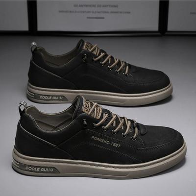 Chaussures Décontractées Confortables et Respirantes pour Hommes Mode Haut de Gamme Chaussures Habillées Unies Chaussures à Semelle Épaisse pour Hommes Baskets d'Extérieur Sauvages pour Hommes