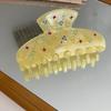 Banana Barrettes Claw Clip Rhinestones Hair Claws Women Hair Styling Accessories