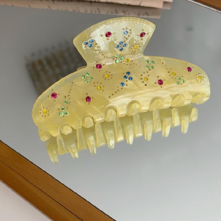 Banana Barrettes Claw Clip Rhinestones Hair Claws Women Hair Styling Accessories