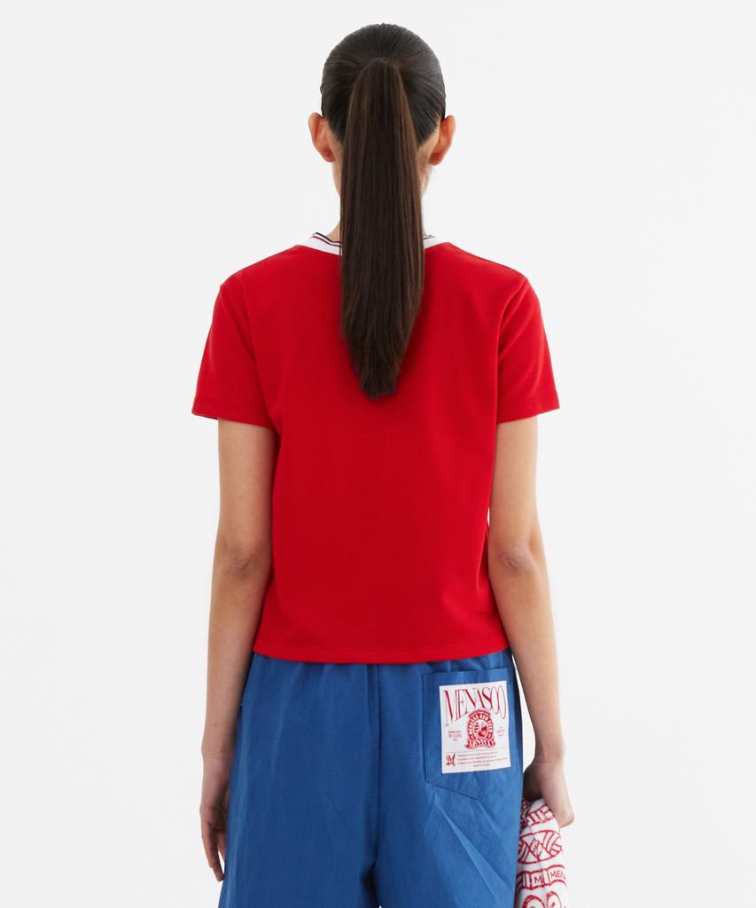 Minasu Silky Cotton Round Pk Tshirts_Red