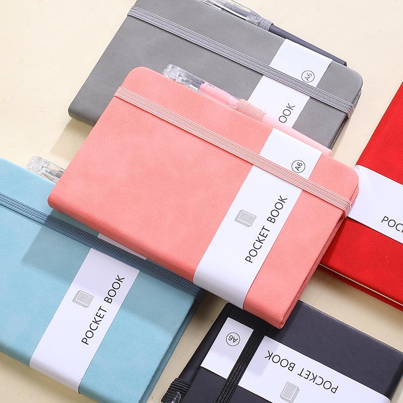 A7 Softcover gebundenes minimalistisches Notizbuch mit Logoaufdruck