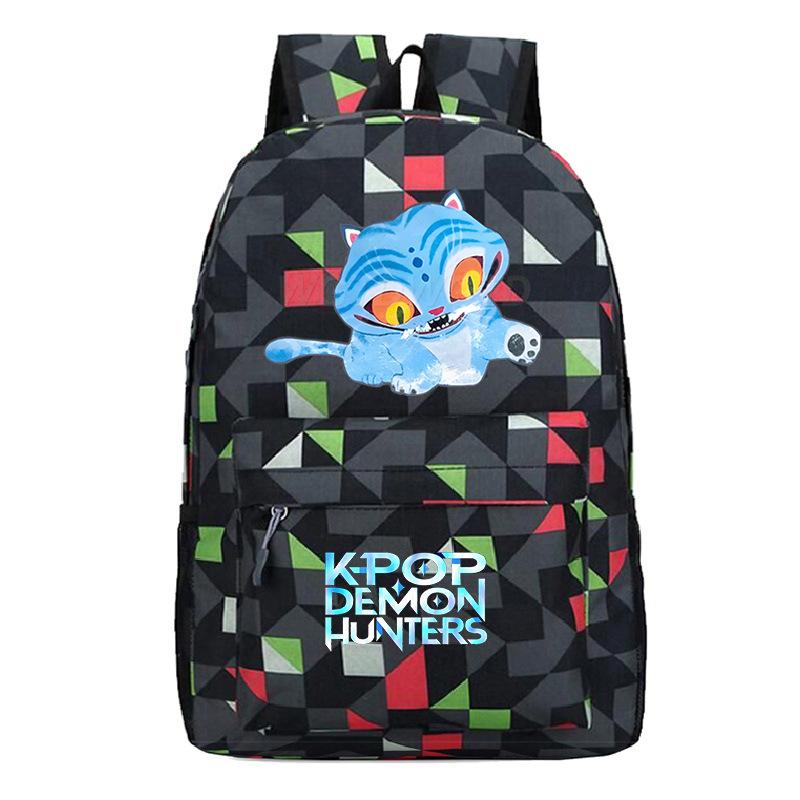 Witch Hunters Peripheral Cartoon Printing Korean Edition School Bag Primary and Secondary School Students Large Capacity Casual Simple Backpack