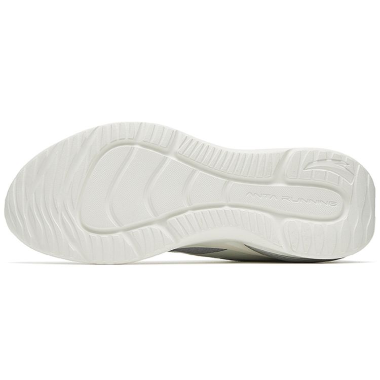 Anta Running Series Durable Low-Top Running Shoes Men Sneakers Gray White Blue 112245571-6