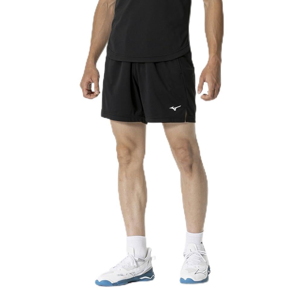 Mizuno Basketball Practice Slim Black Pants, Quick-Drying, Fit, W2MBB001,