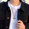 Men's Hip Hop Rotating Titanium Steel Cross Pendant Necklace