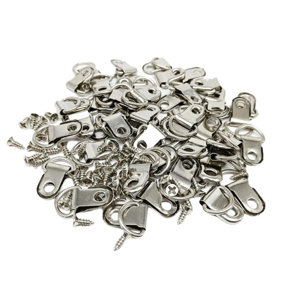 Triangle Hook Photo Frame Hooks 50pcs Screws Photo Frame Hardware Oil Painting
