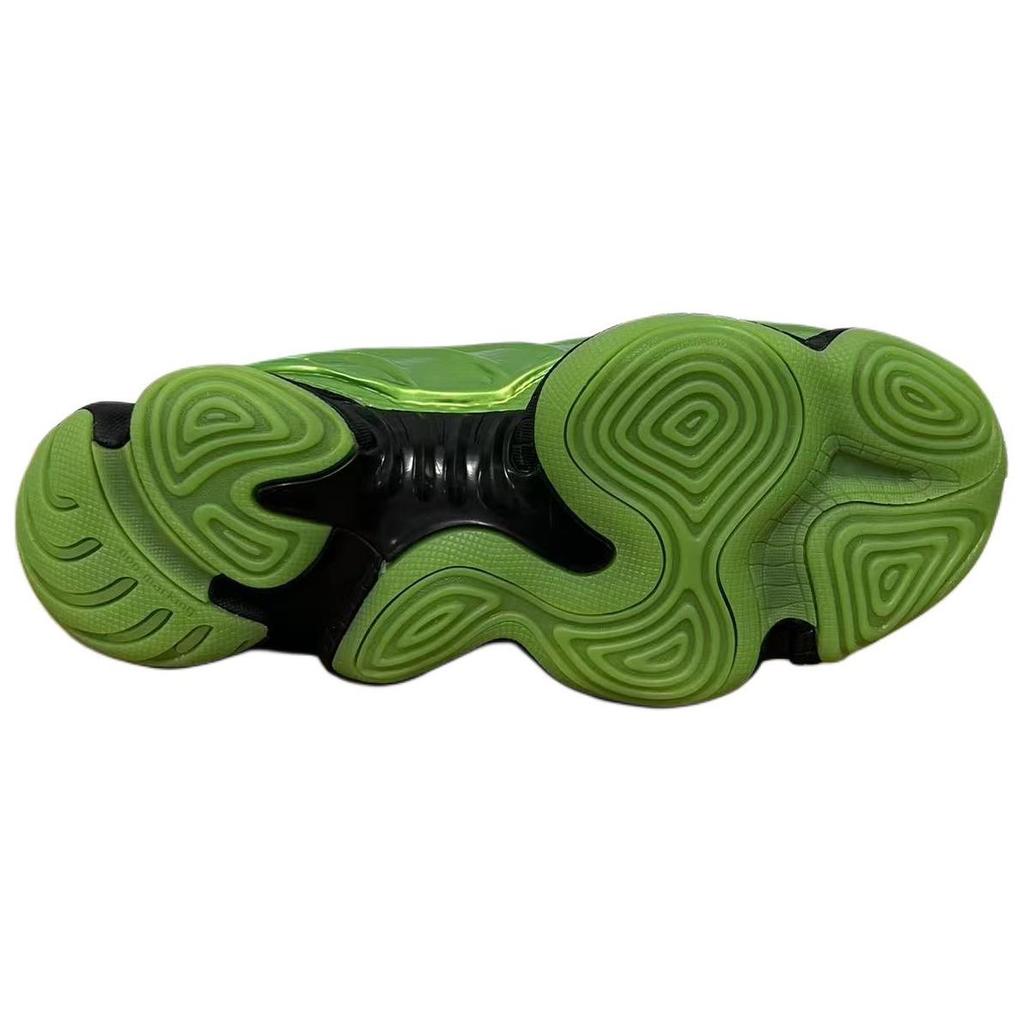 Adidas Intimidasjon Lav CNY Slangeår Komfortable Allsidige Sklisikre Slitesterke Lavsko Basketballsko Unisex Sneaker Grønn Svart JQ2619