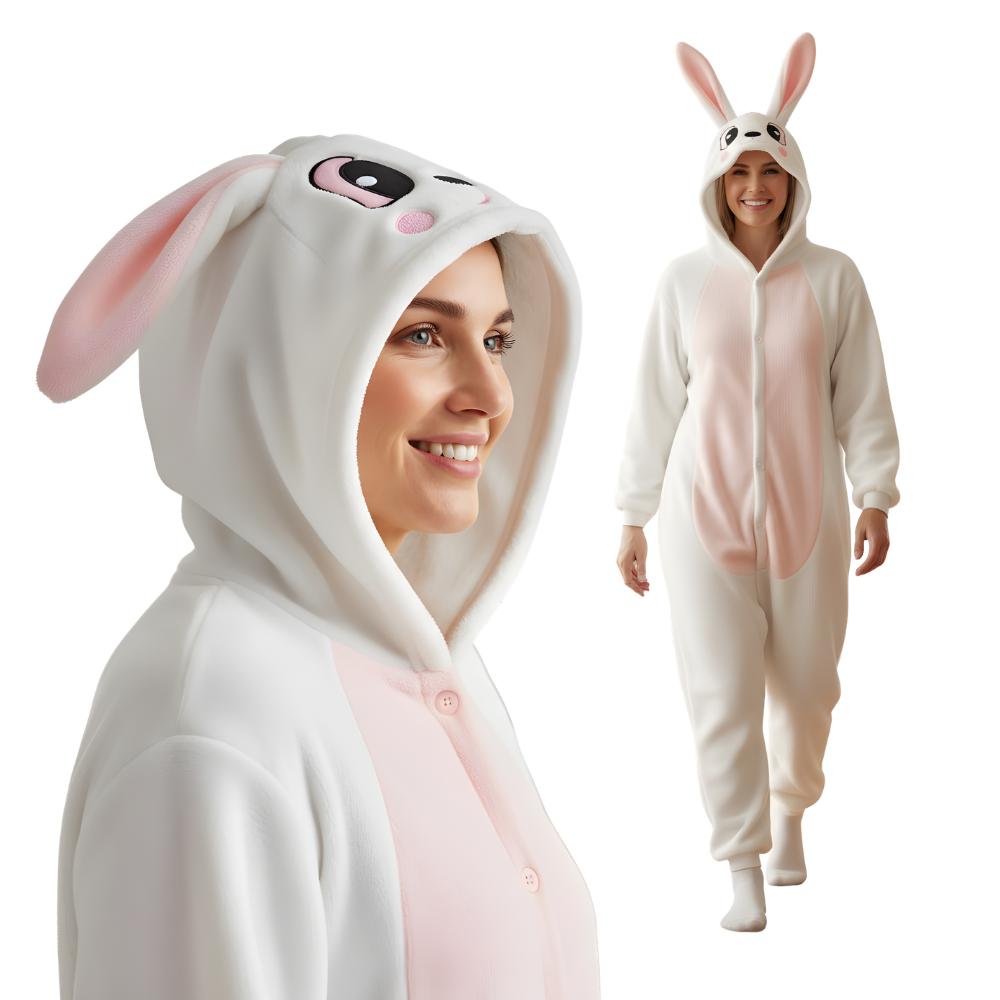 Onesie Kigurumi Pajamas Costume Rabbit : 155-165Cm