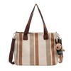 Large Capacity Striped Shoulder Bag New Fashion Commuter Casual Tote Tote Crossbody Bag