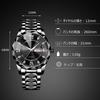 RORIOS Men's Watch, Multifunctional, Date Display, Quartz Watch, Luminous, Lightweight, Waterproof, Stylish, Popular, Simple, Business, Father's Day,