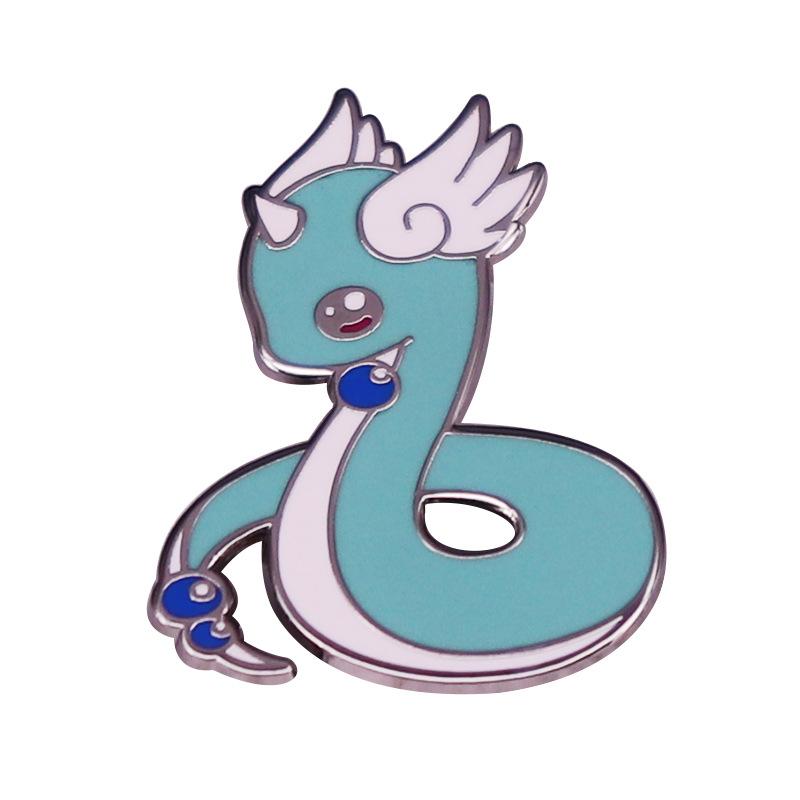 Unicorn Enamel Pins Collect Kawaii Dinosaur Metal Cartoon Brooch Backpack Hat Bag Collar Lapel Badge Fashion Jewelry