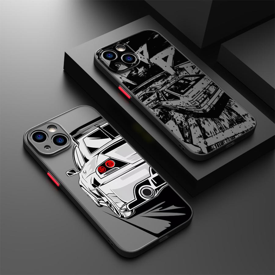 Phone Case for Apple iPhone 15 16 17 14Plus XS Max 7 8 13 Mini 12 13 11 Pro Max Soft Cover Racing Car Cool