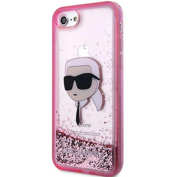 Etui Do iPhone 7 Karl Lagerfeld Hardcase Glitter Różowe