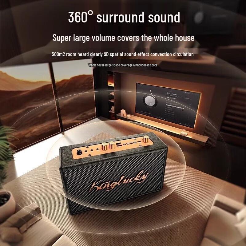 KINYO Bluetooth Karaoke Speaker CN plug (adapter included)
