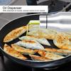 Acciaio Inossidabile 304 Antipolvere A Prova di Perdite Olio Aceto Bottiglia Dispenser Vaso Strumenti da Cucina(Taglia L 1000ml )