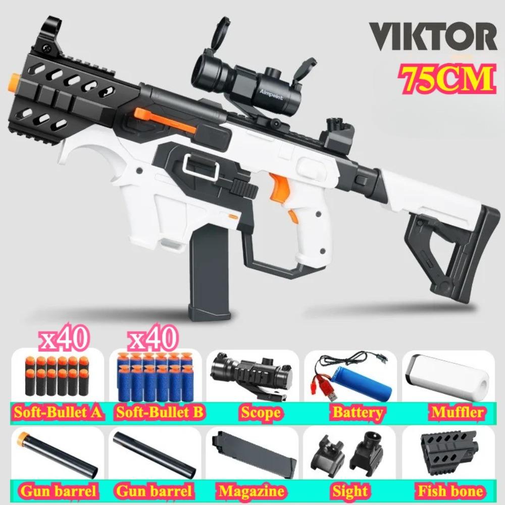 High-Standard Electric Soft First-Class Bullet First-Class Toy High-Standard Gun Premium-Quality Outdoor High-Standard Cs High-Standard белый