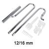 Stainless Steel Aquarium Plant In  Out    Oil film Skimmer Filter Pipe(12Celsius16 mm)