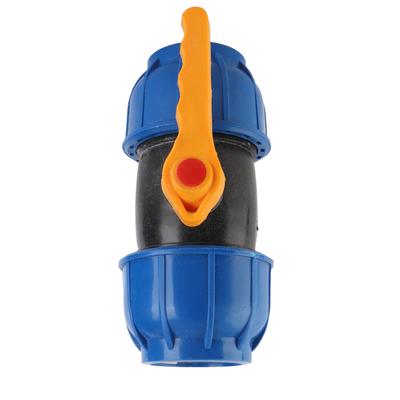 63mm PE Rohrverbinder Kugelhahn Wasserrohrverbinder Ventilarmaturen Zubehör