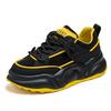 Fashion Color Block New Letter Design Chunky Sneaker for Men Board Shoes Fashion Casual Tennis Upper Height Increased Flat Platform Shoe