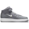 Nike Air Force 1 Mid Jewel QS NYC - Cool Grey Unisexové tenisky Bílá Metalická-stříbrná DH5622-001