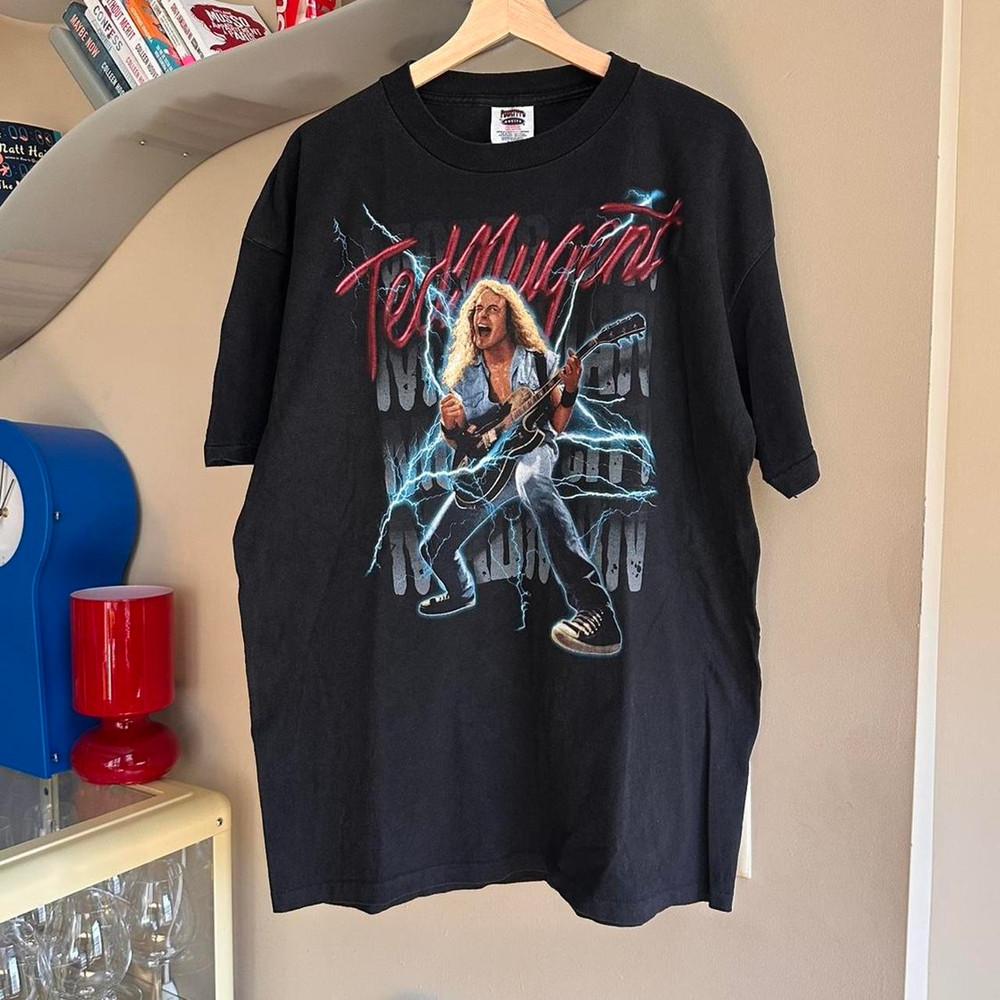 Vintage 1999 Ted Nugent Band Cotton S4XL Men and Women Shirt NZ1511 Unisex T-Shirt XXL